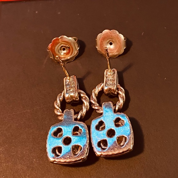 * SOLD* David Yurman Citrine Drop Earrings - Picture 6 of 9